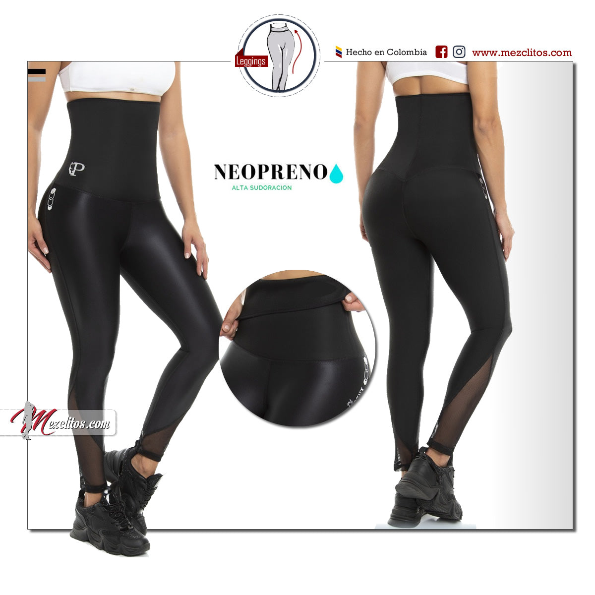 Leggings w/ Neoprene 1105 - 100% Colombiano