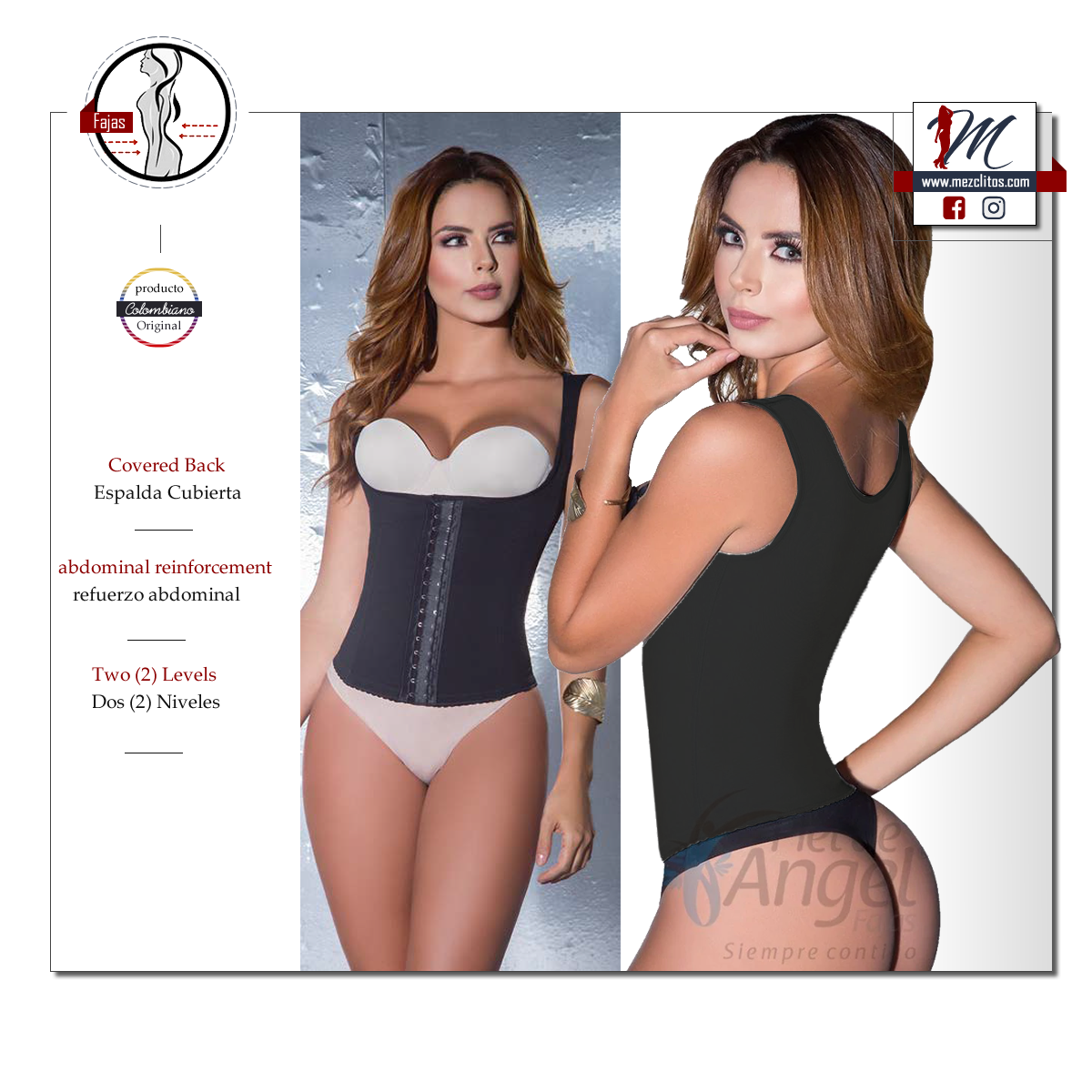 Fajas Piel de Angel 018 - Powernet Waist Trainer Vest