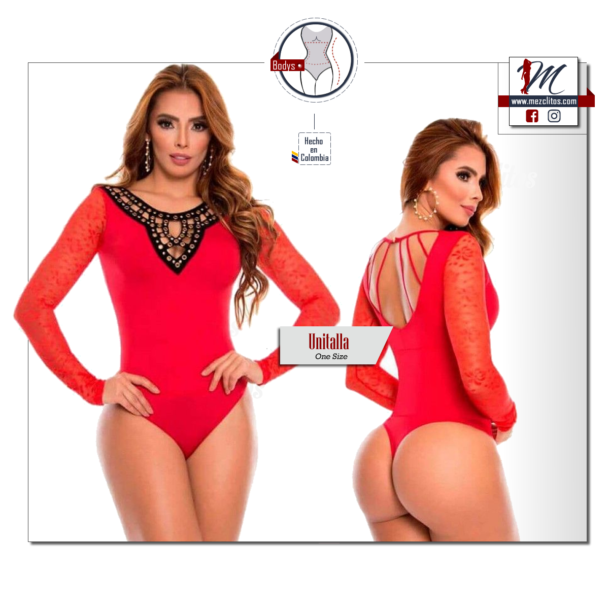 Bodysuit con Faja Interna 3188 - 100% Colombiano