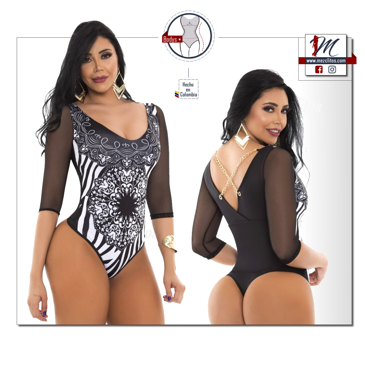 Pitbull Body Blusa 3276 - 100% Colombiana