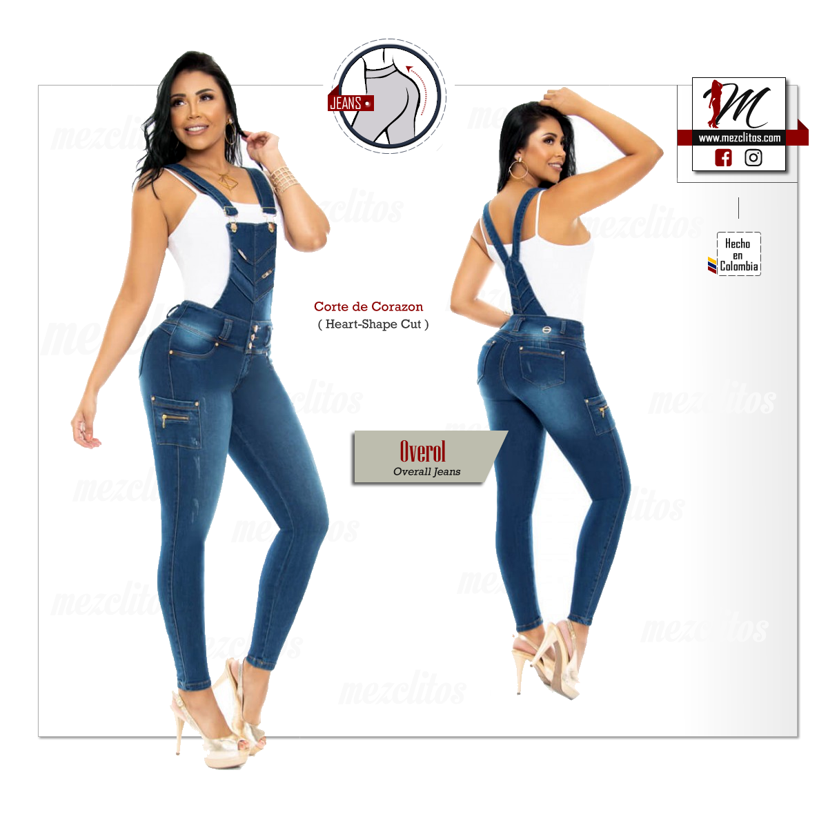 Overall Jeans 6703 - 100% Colombianos