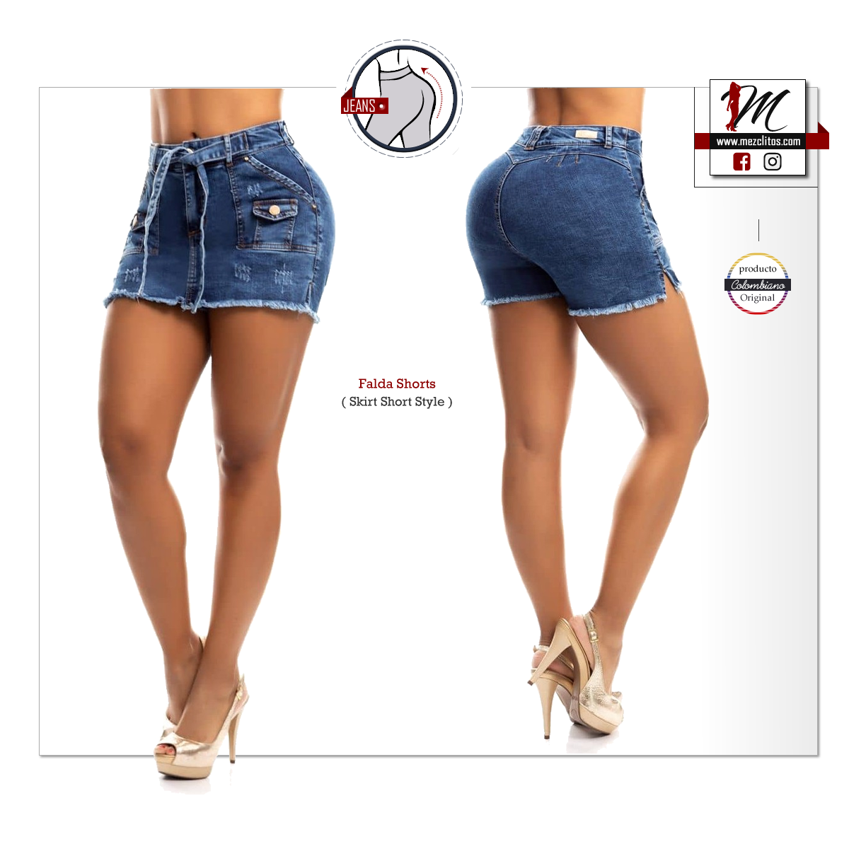 Pitbull Jeans - Skirt Short Style 7189