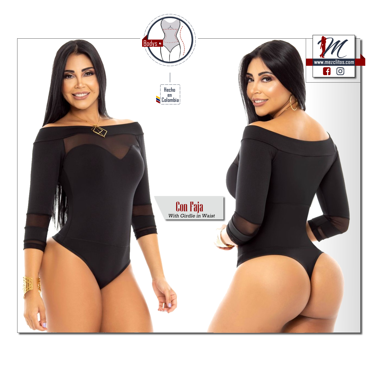 Bodysuit Reductor 3334 - Con Faja Interna