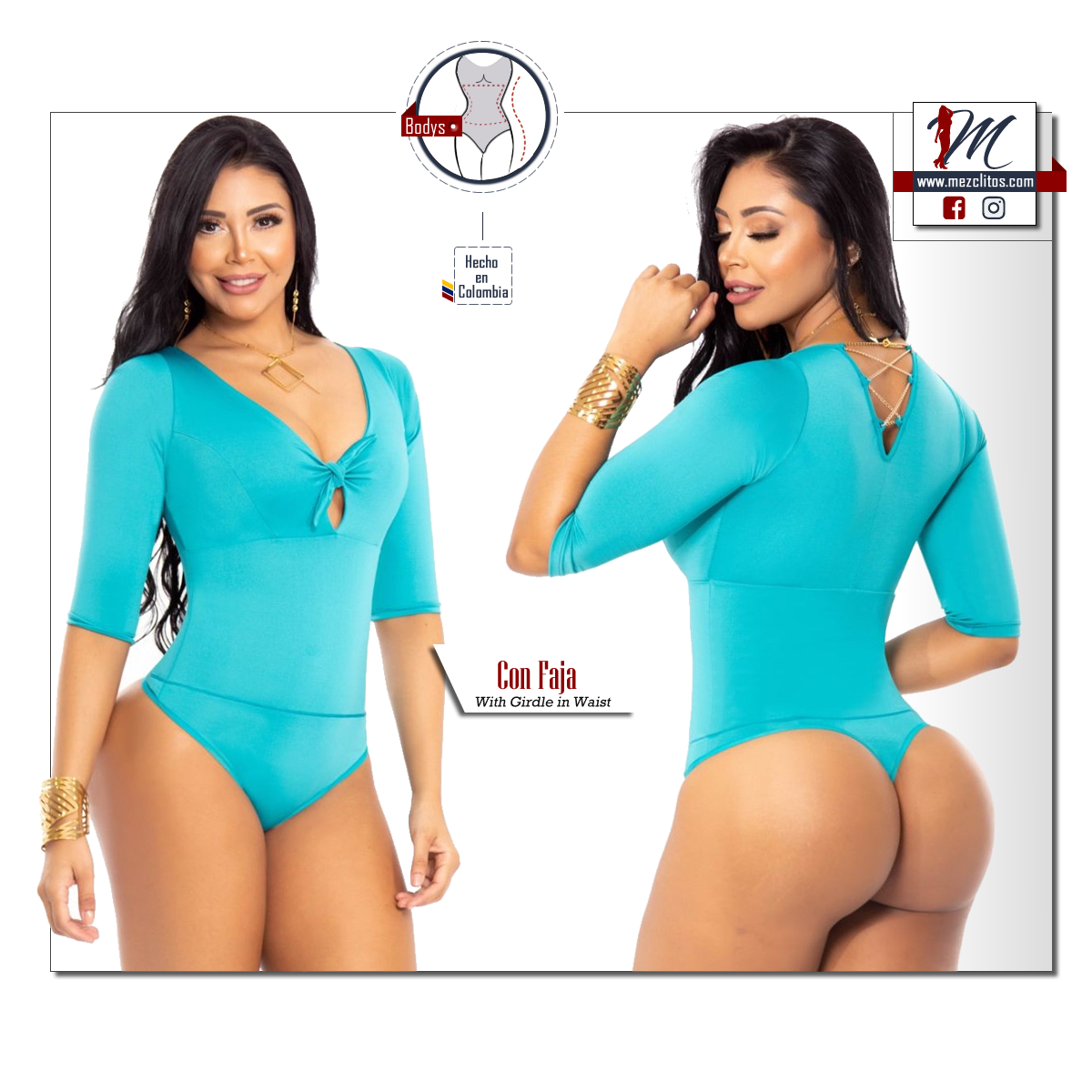 Bodysuit Reductora 3345 (w/ Faja)