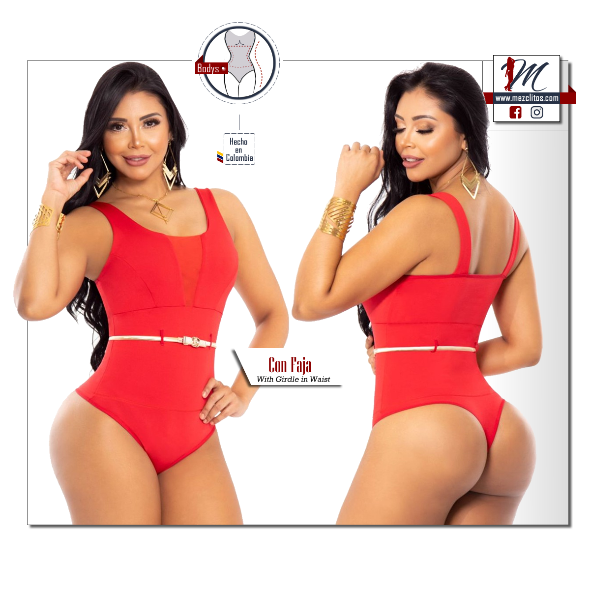 Bodysuit Reductor 3349 (w/ Faja)