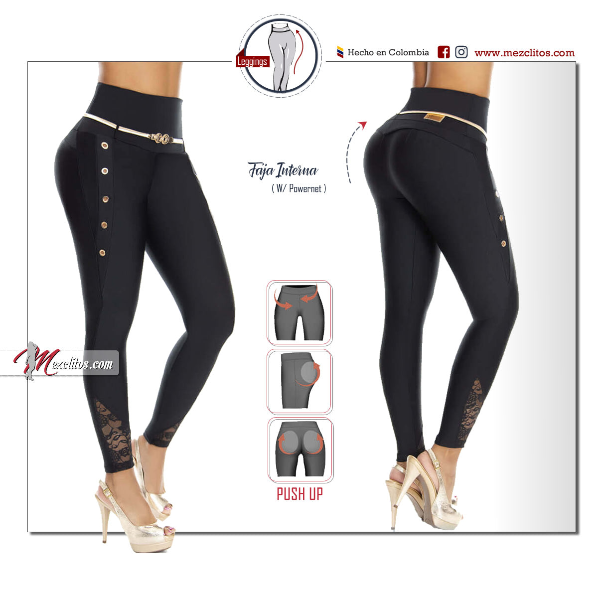 Leggings L986 - 100% Colombiano