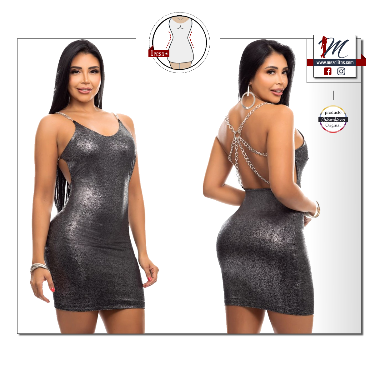 Capoheira Bodycon Dress - 100% Cololombiano