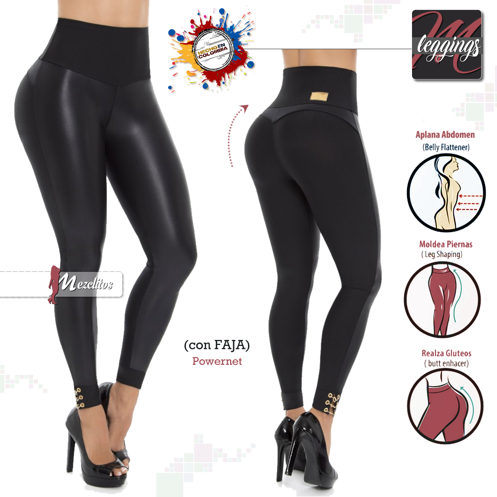 Pitbull Leggings con Faja 871 - 100% Colombianos