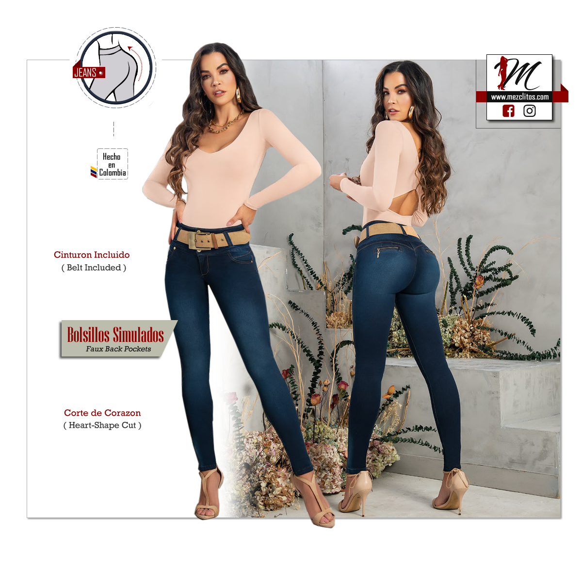 Seven7 Jeans Colombianos 1030