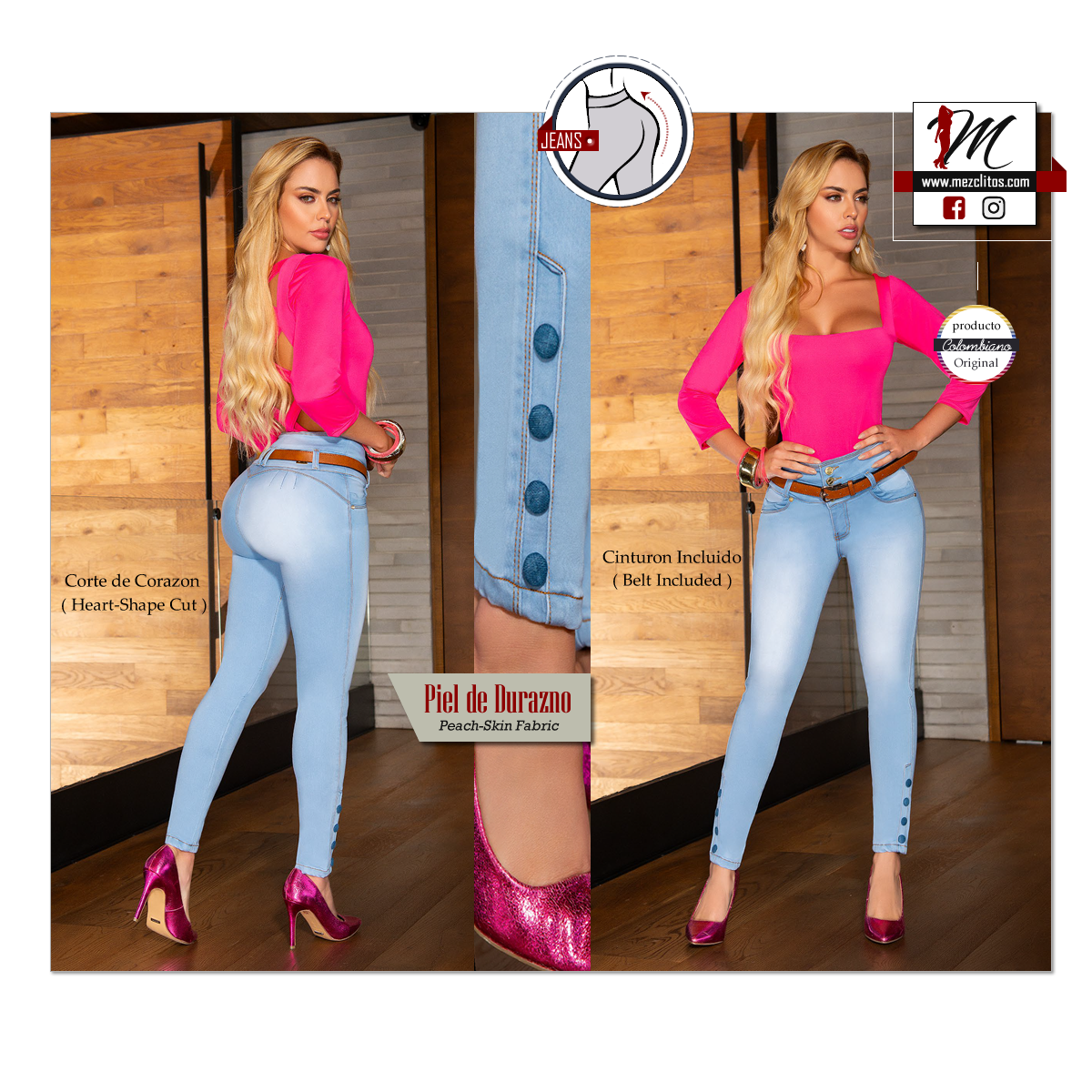 Seven7 Jeans Colombianos 1223