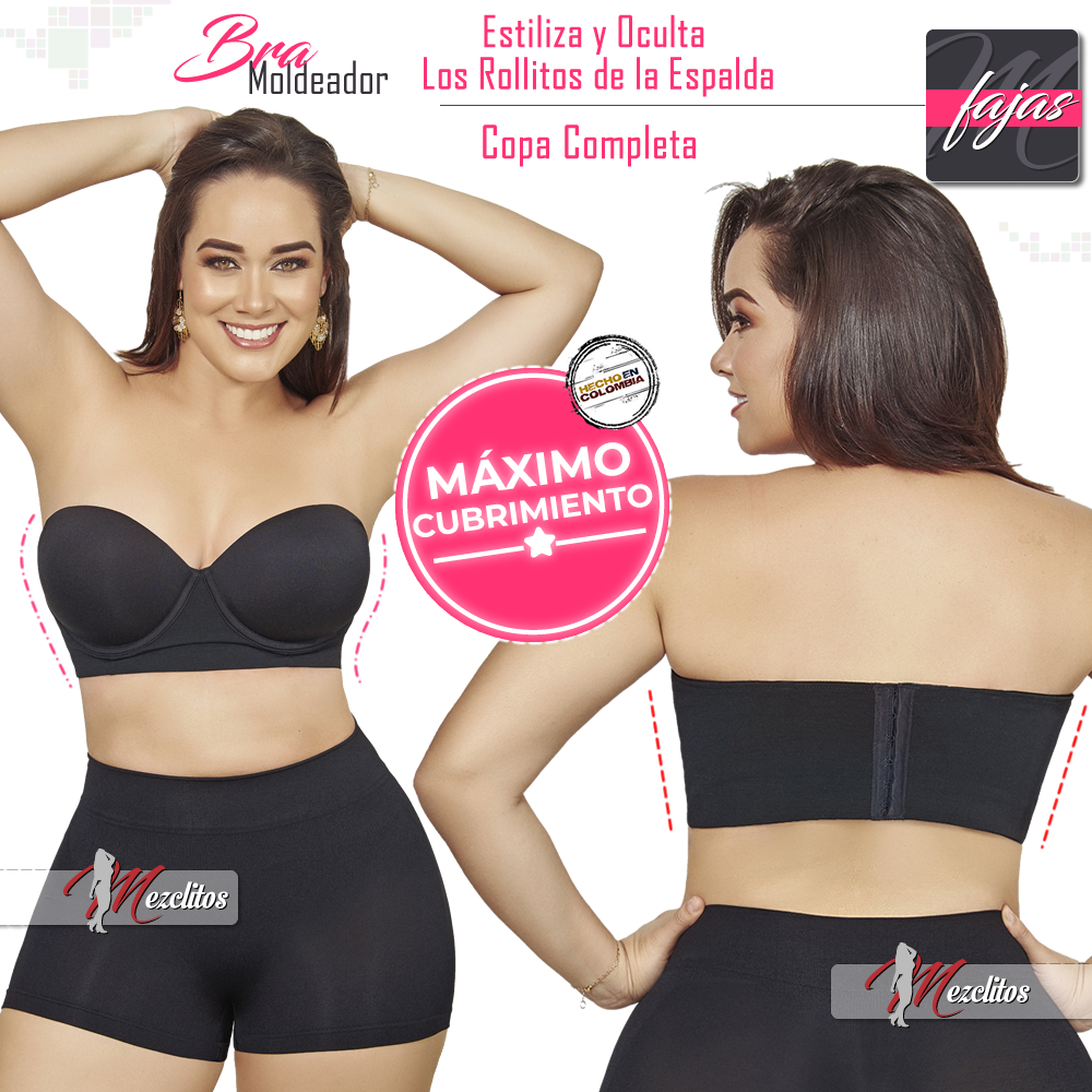 Stagmi MagicBra Strapless 3006 (Black) - 100% Colombiano