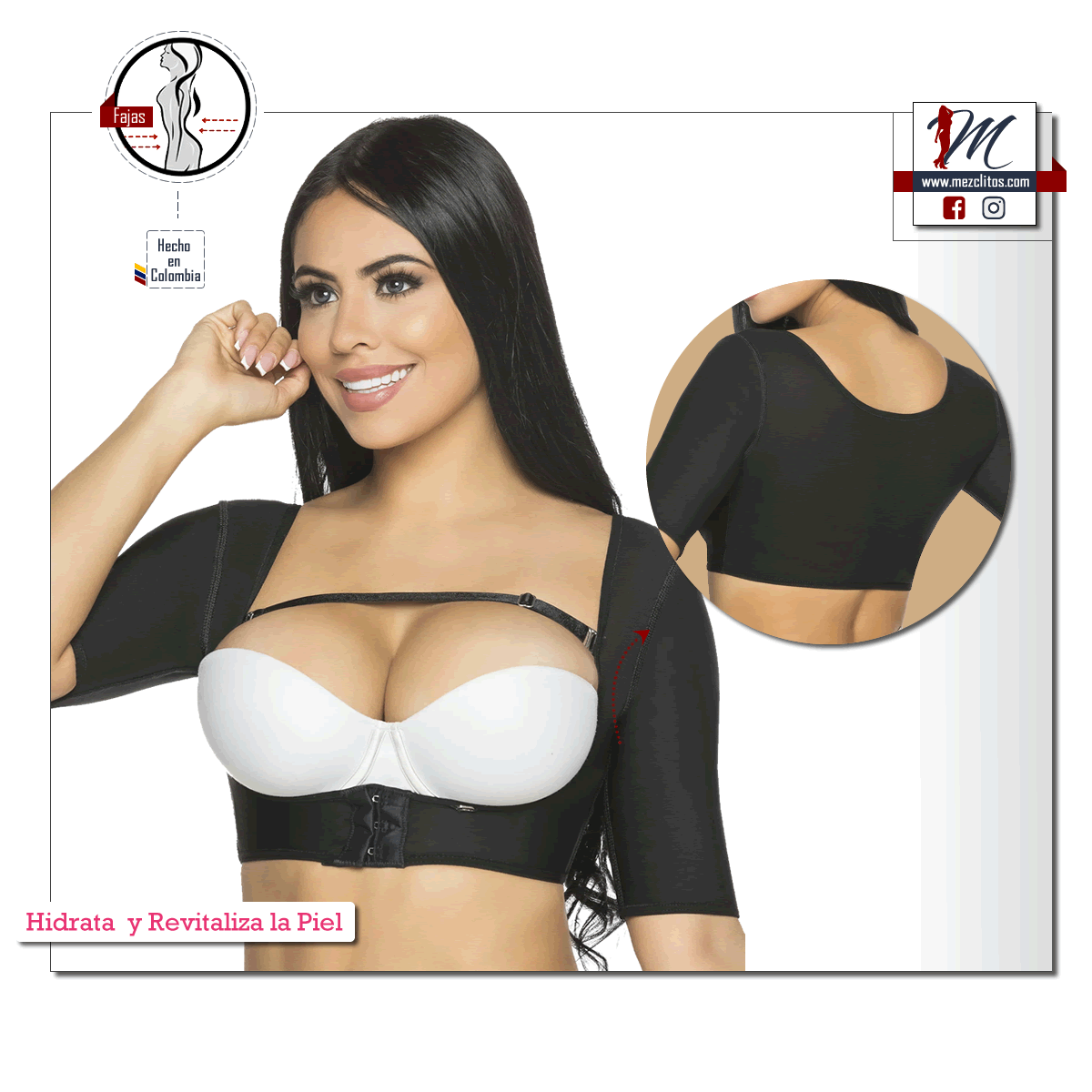 Stagmi  7055 Arm Compression Vest with Sleeves