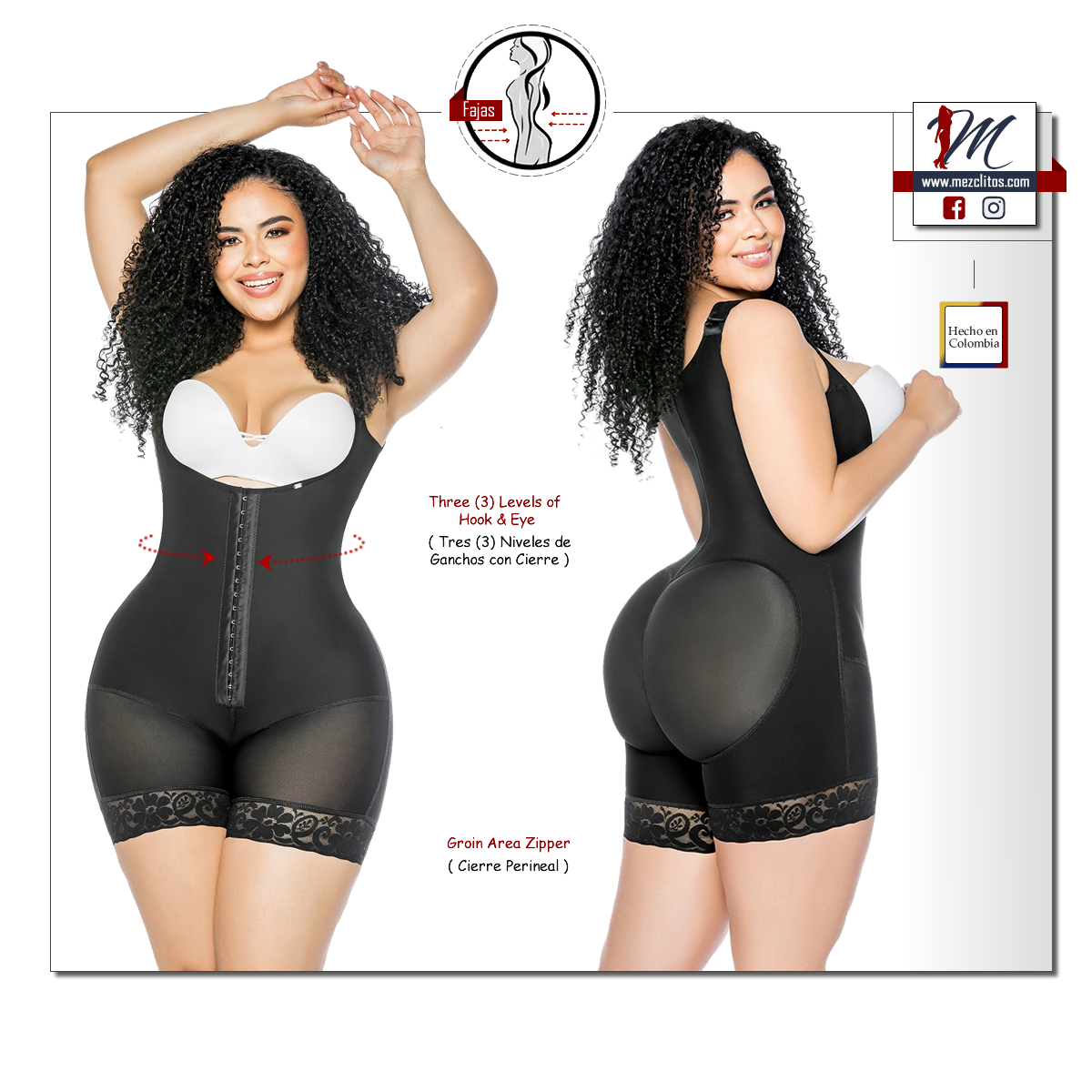 Stagmi Fajas 7100 - Black - Postsurgical