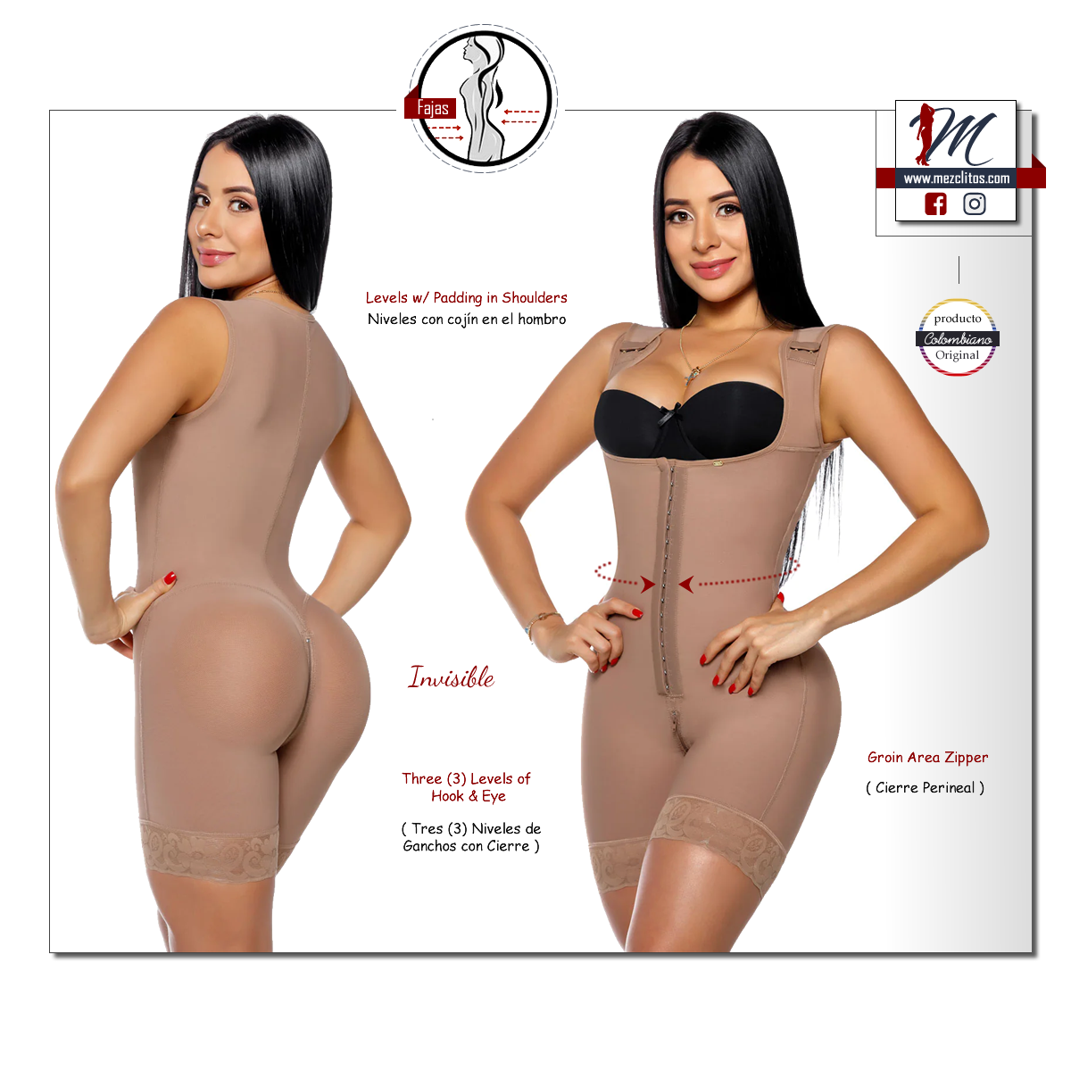 Stagmi Fajas 7126 - Natural Enhancement and Invisible Effect