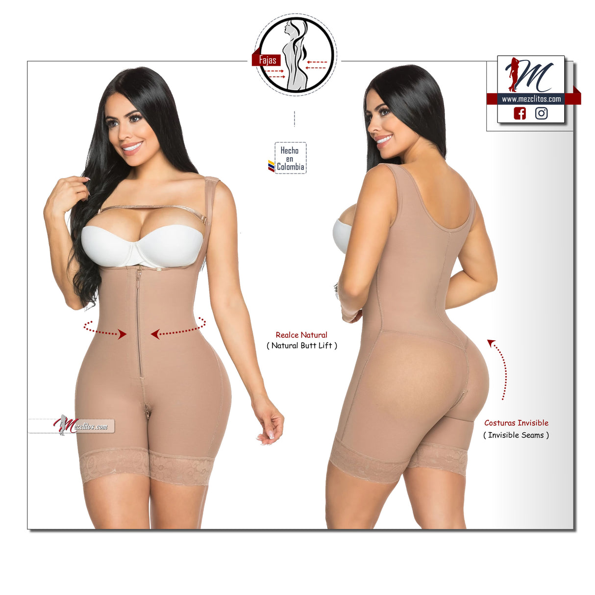 Stagmi Fajas 7090 Invisible - 100% Colombiano