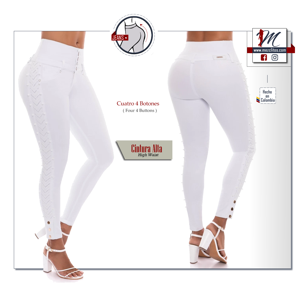 WOW Jeans 803128 - 100% Colombianos