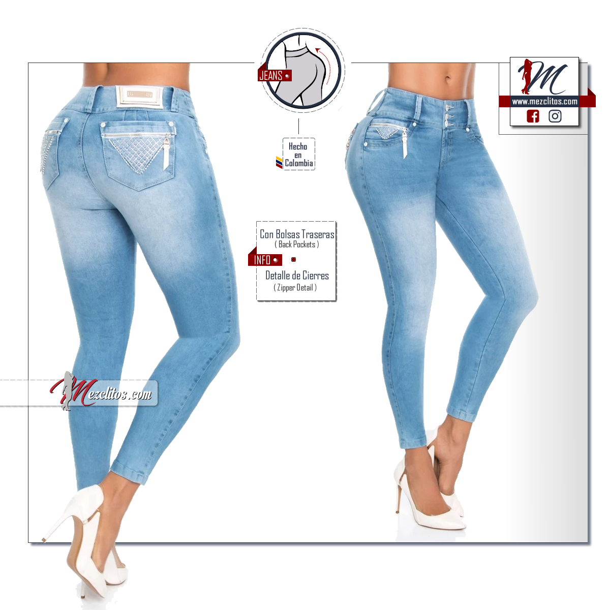 WOW Jeans 800398 - 100% Colombianos