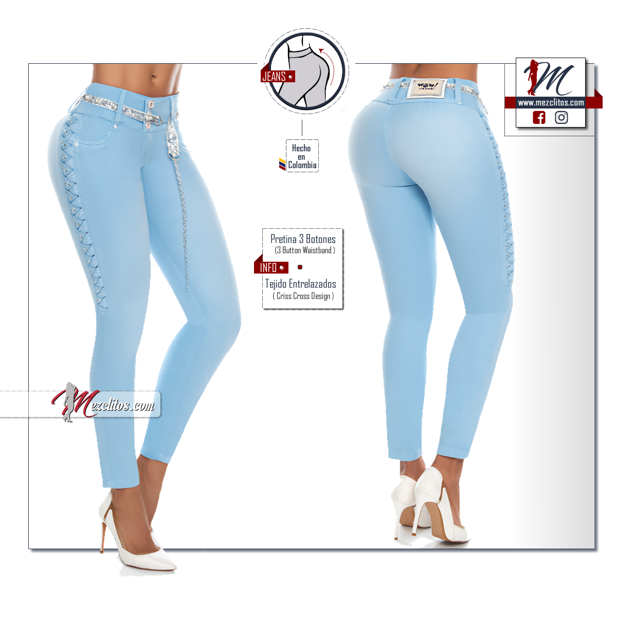 WOW Jeans 800658 - 100% Colombiano