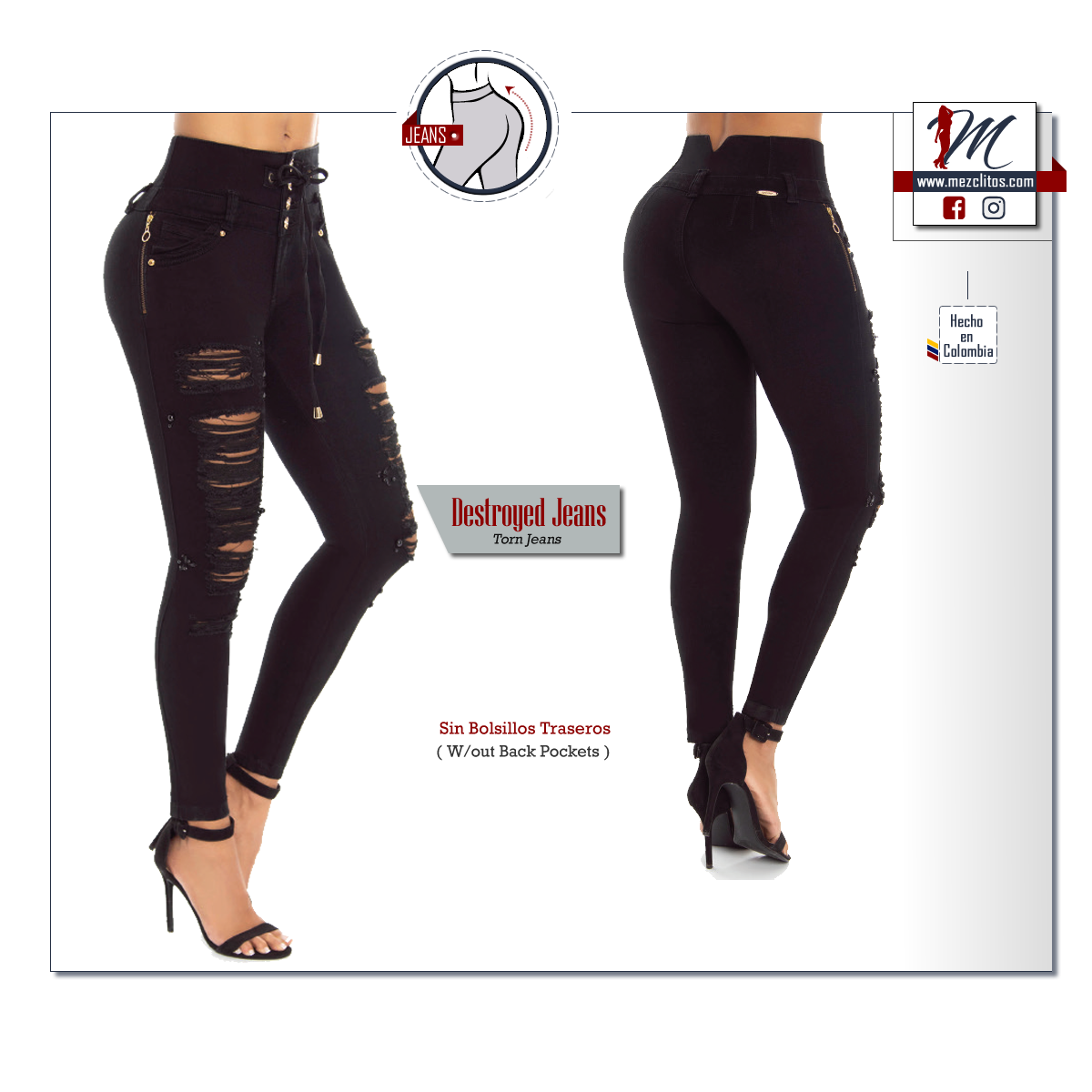 WOW Jeans 801958 - 100% Colombianos