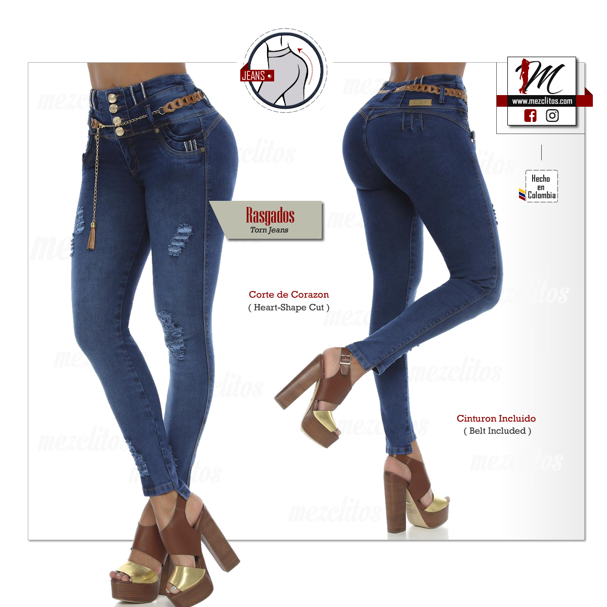 Zagi Jeans 6072 - 100% Colombiano