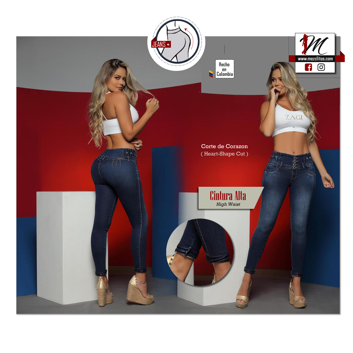 Zagi Jeans 6081 - 100% Colombianos