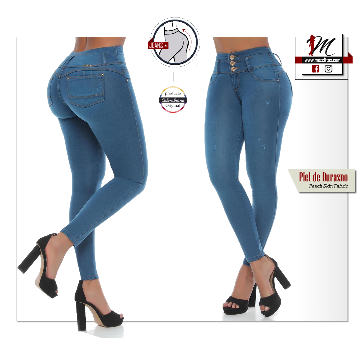 Zagi Jeans Colombianos Levanta Cola  6159